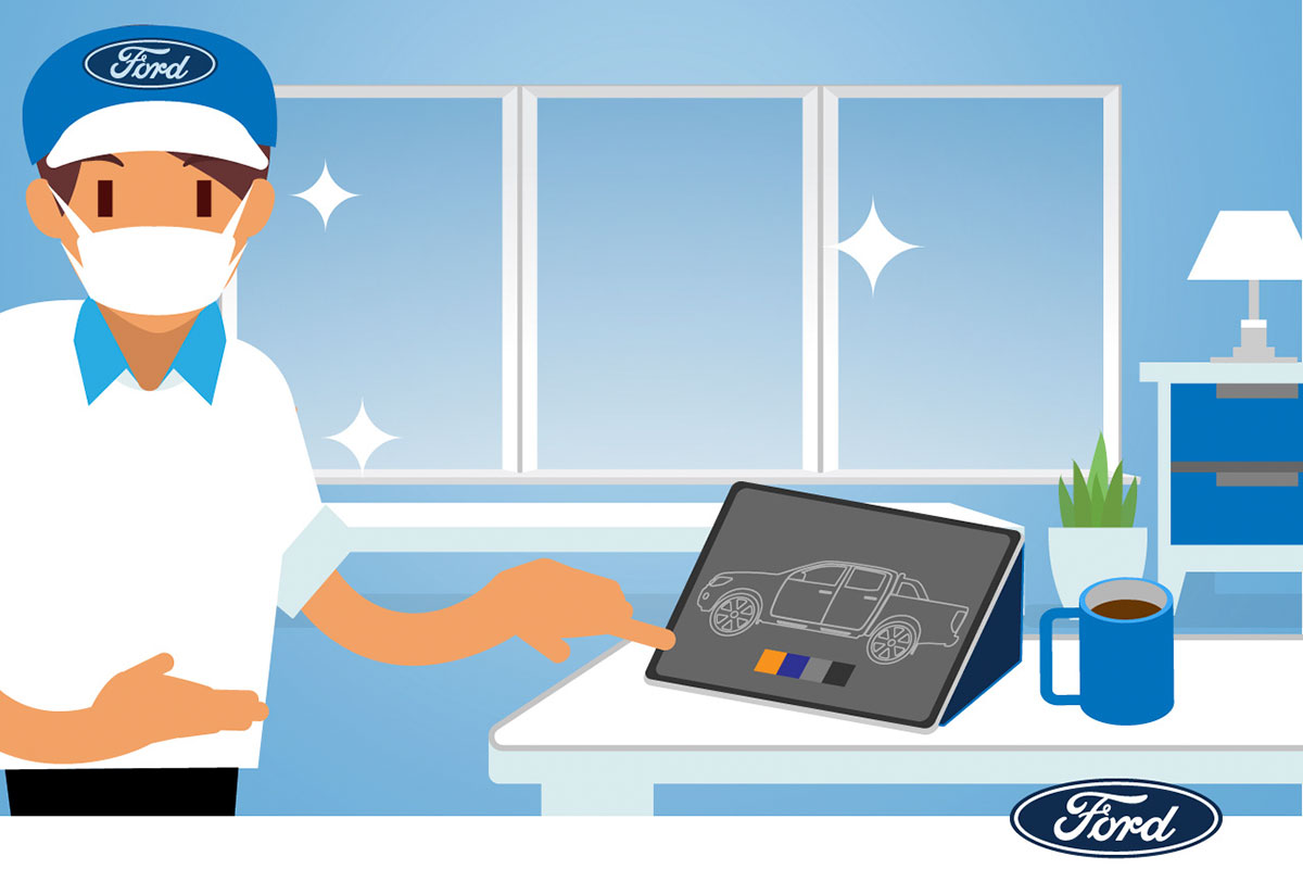 Chương trình bán hàng trực tuyến và lái thử xe tận cửa của Ford Việt Nam.