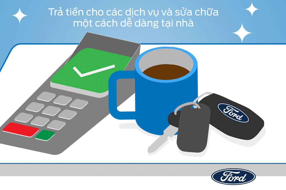 Thanh toán không dùng tiền mặt của Ford Việt Nam.