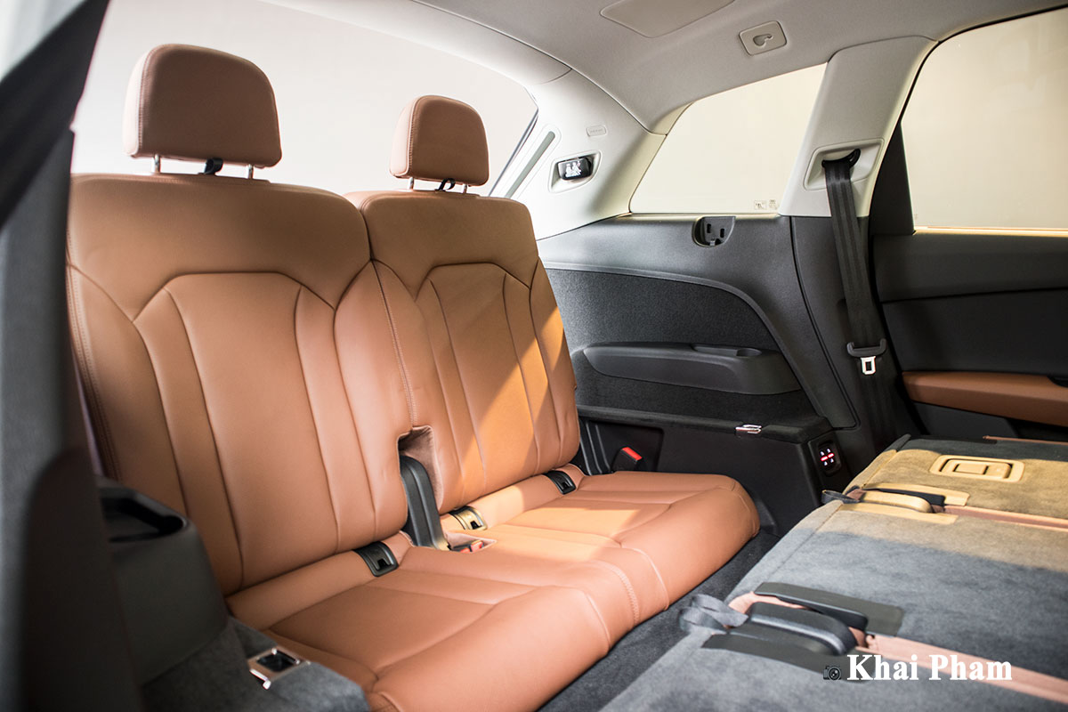 Ảnh ghế cuối xe Audi Q7 2020