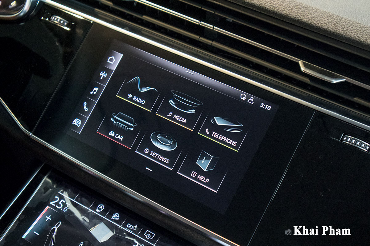 Ảnh màn hình giải trí xe Audi Q7 2020