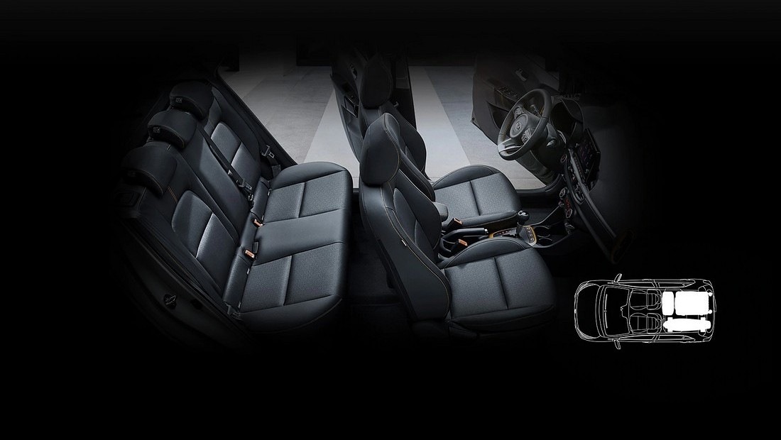 Kia Morning 2021 bố trí 1.