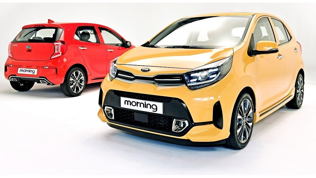 Kia Morning 2021 lộ rõ thiết kế lẫn thông số kỹ thuật.