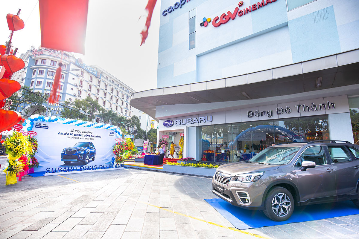 Subaru Đông Đô Thành chính thức đi vào hoạt động từ 23/05/2020  và tọa lạc tại TTTM Sense City, số 01 Đại lộ Hòa Bình, Cần Thơ.