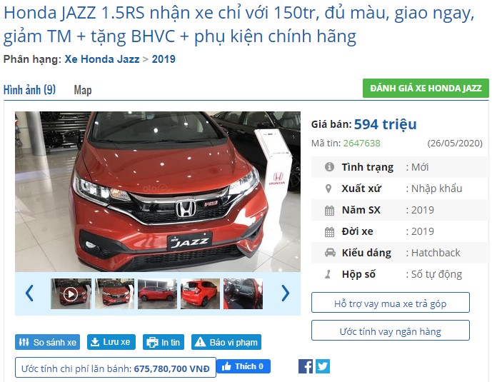 Quá ế ẩm, HVN âm thầm khai tử Honda Jazz 2020? Quá ế ẩm, HVN âm thầm khai tử Honda Jazz 2020? 3