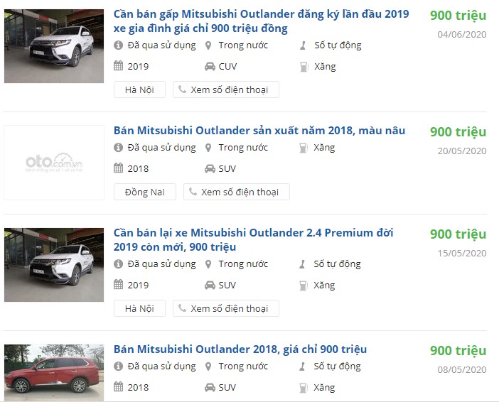Mức giảm quá sốc, xe Mitsubishi Outlander mới bán ngang giá xe cũ 1