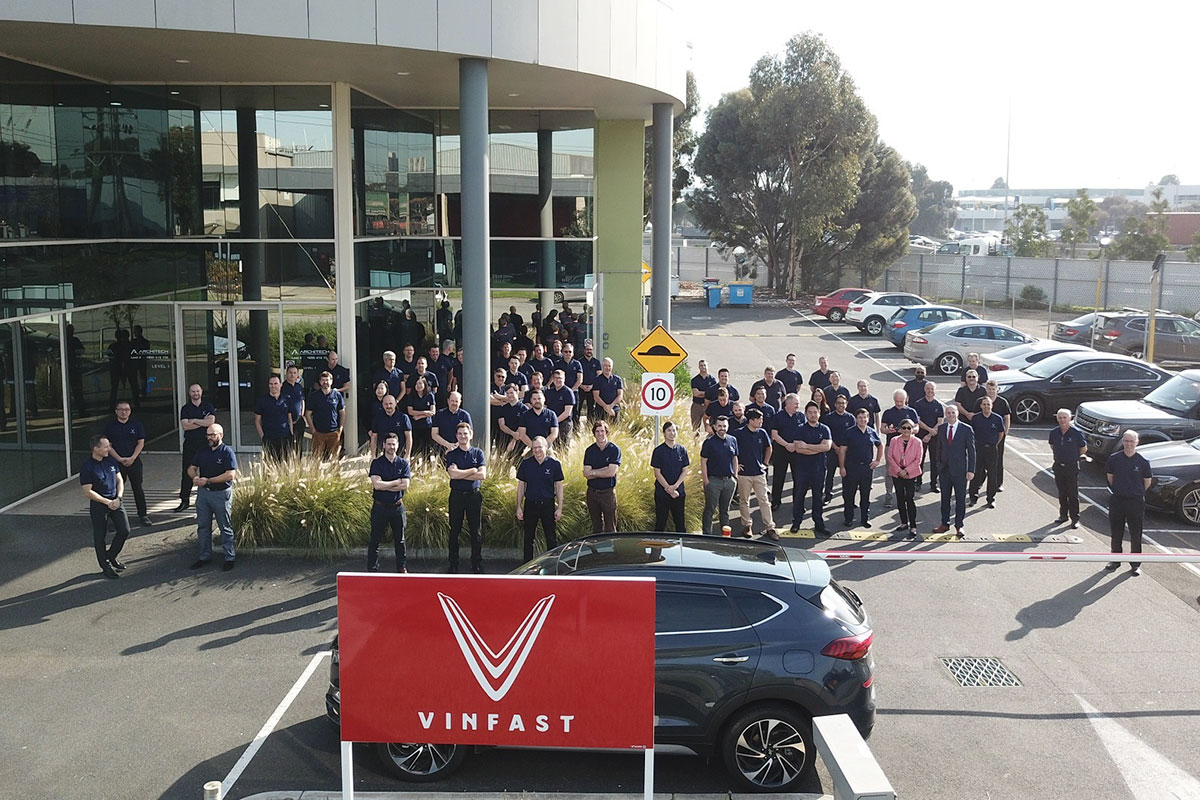 Văn phòng VinFast Australia có quy mô gần một trăm nhân sự chính thức Văn phòng VinFast Australia có quy mô gần một trăm nhân sự chính thức.