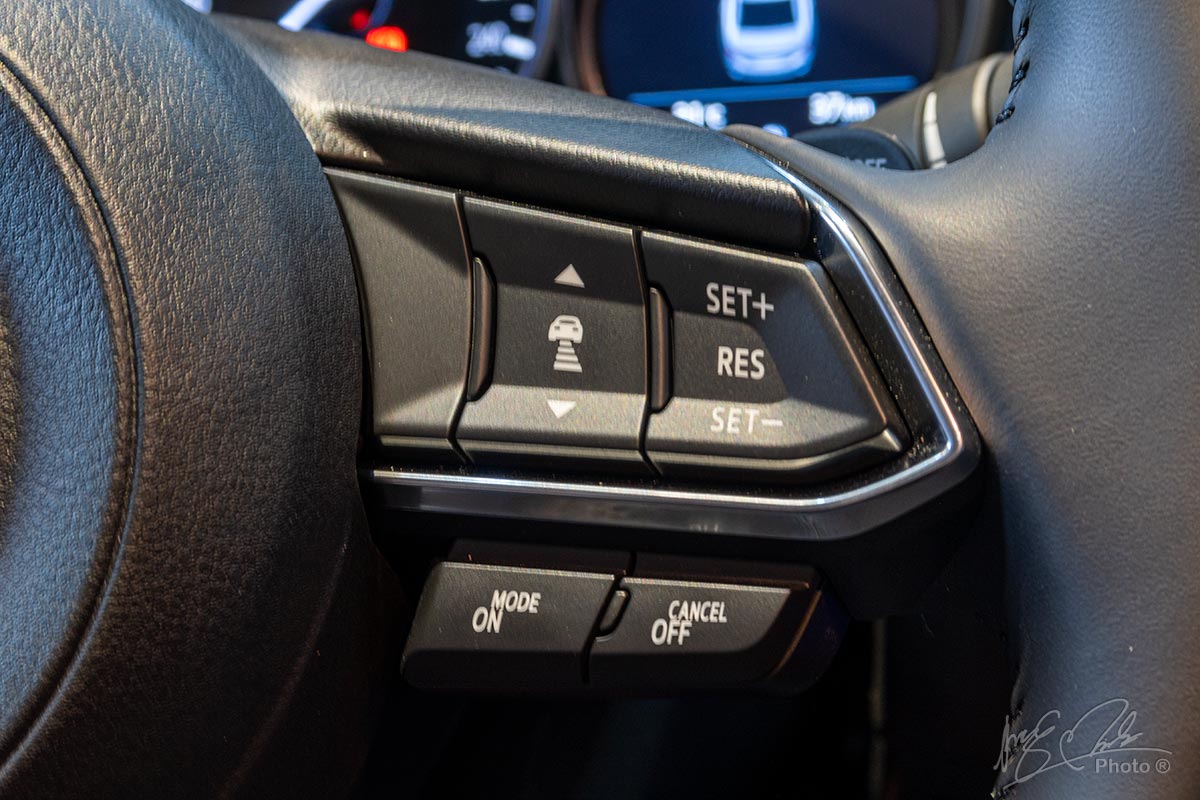 Đánh giá xe Mazda 6 2020: Hệ thống kiểm soát hành trình thích ứng tuỳ chọn.