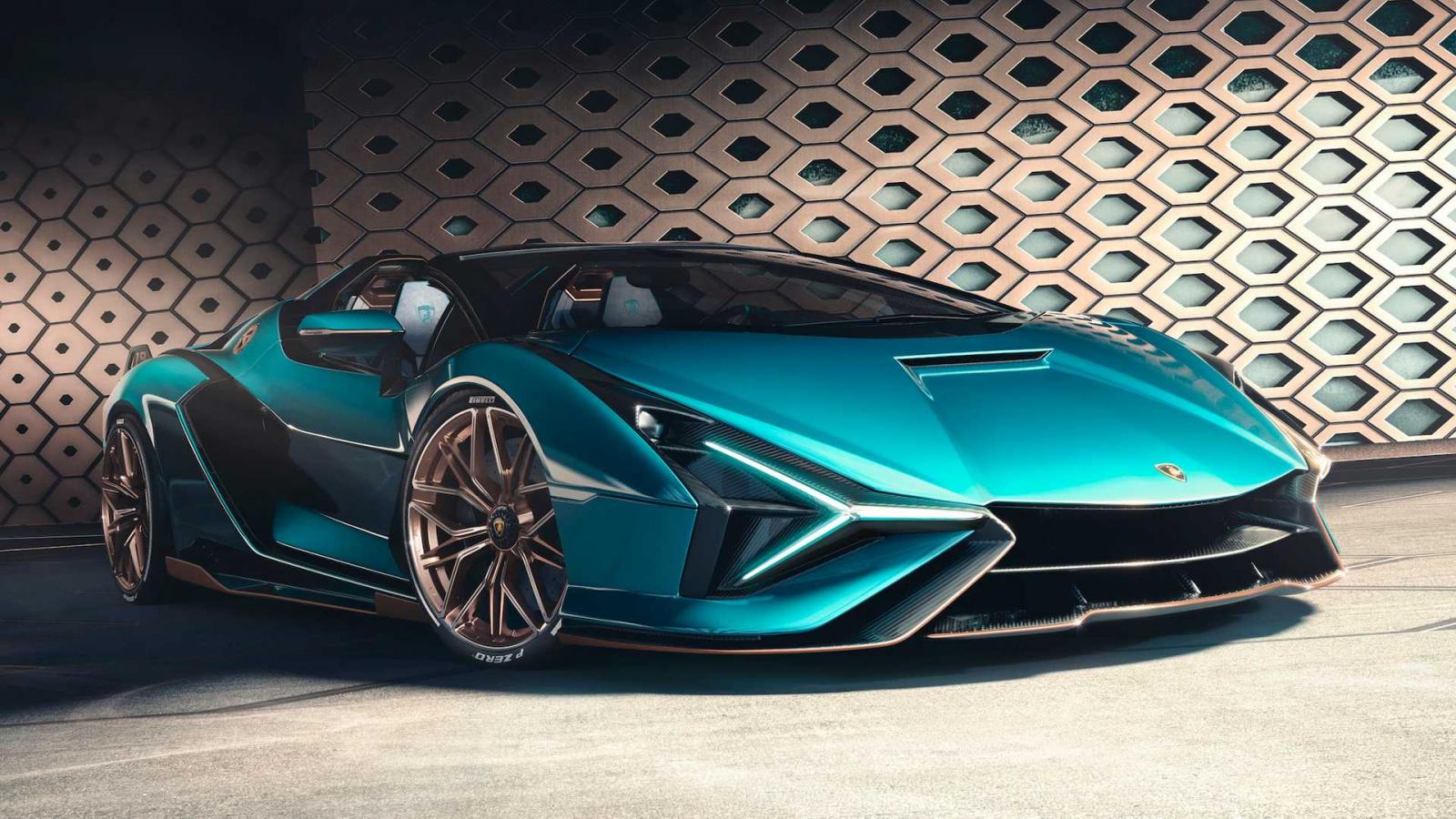 Siêu xe thể thao mui trần Lamborghini Sián Roadster trình làng với số lượng có hạn.