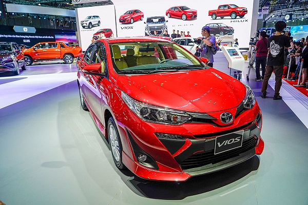Mẫu xe bán chạy nhất của TMV là Toyota Vios với 1.821 xe rời khỏi đại lý trong tháng 1