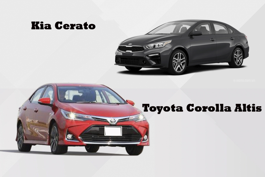 So sánh xe Toyota Corolla Altis 2020 và Kia Cerato 2020 a1
