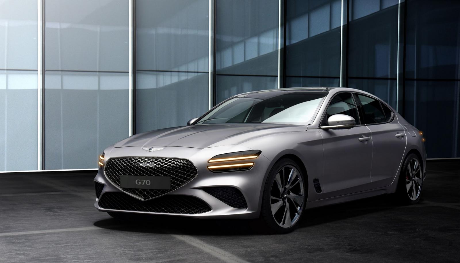 Genesis G70 2022 facelift lộ diện sớm