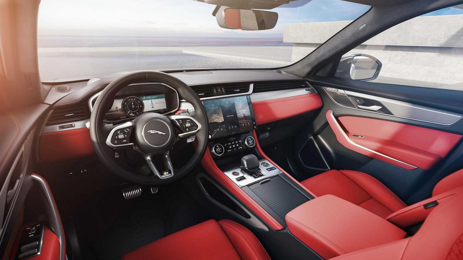 Jaguar F-Pace 2021 nâng cấp đáng kể về mặt nội thất Jaguar F-Pace 2021 nâng cấp đáng kể về mặt nội thất.