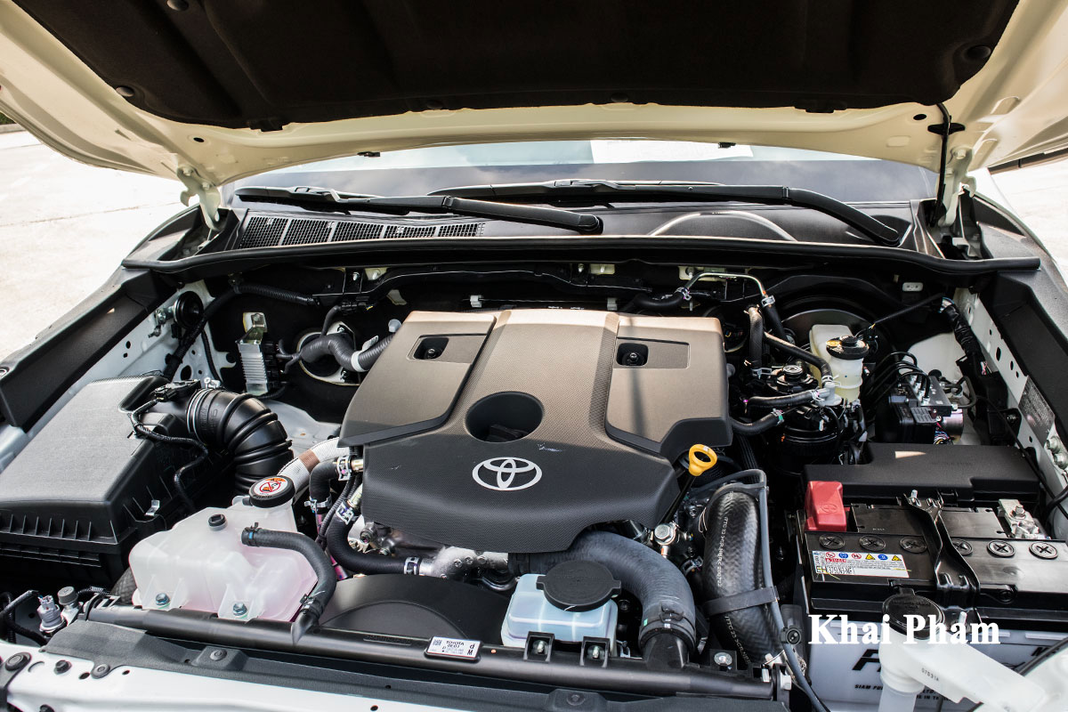 Đánh giá xe Toyota Hilux 2020: Động cơ Ảnh Động cơ xe Toyota Hilux 2020