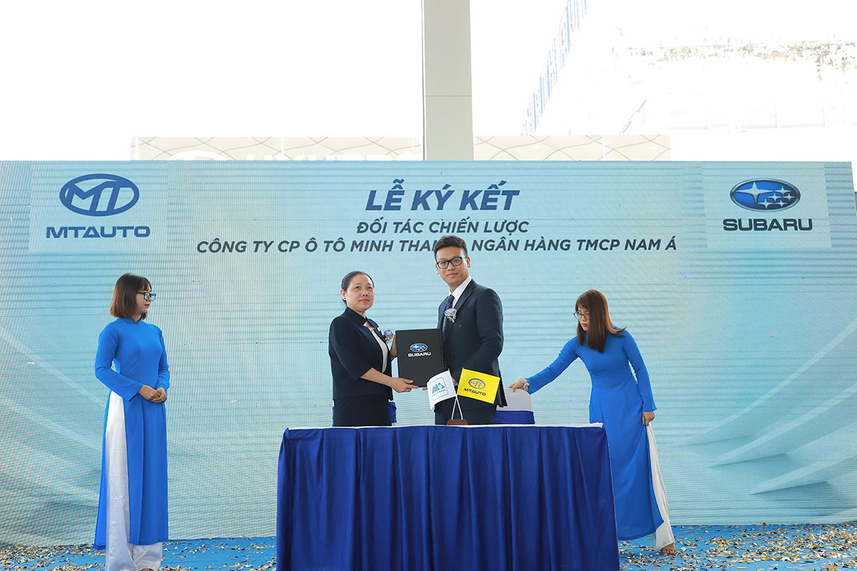 Subaru Forester sẽ được sử dụng làm phương tiện đi lại của cán bộ lãnh đạo ngân hàng Nam Á từ năm 2020 Subaru Forester sẽ được sử dụng làm phương tiện đi lại của cán bộ lãnh đạo ngân hàng Nam Á từ năm 2020.