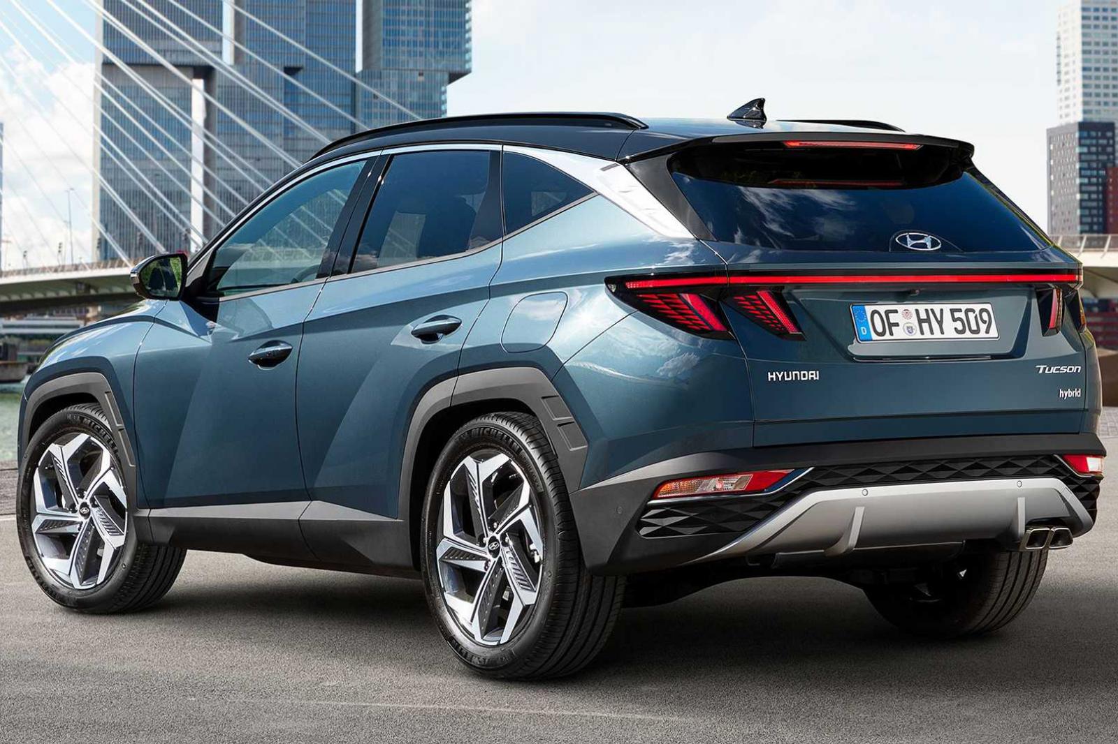 Đánh giá xe Hyundai Tucson 2021 về thiết kế đuôi xe - Ảnh 1.