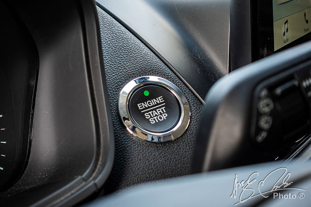 Nút bấm khởi động trên Ford EcoSport 2020.