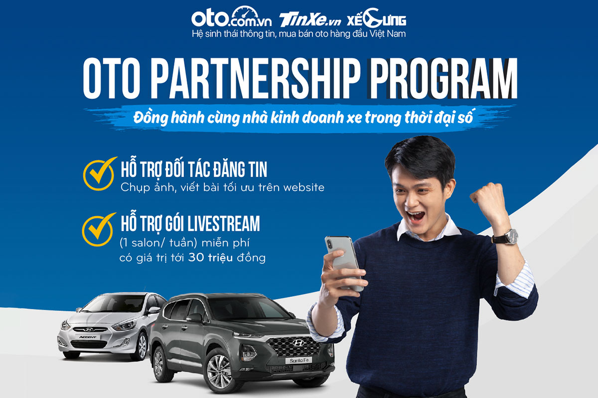oto partner và voucher.