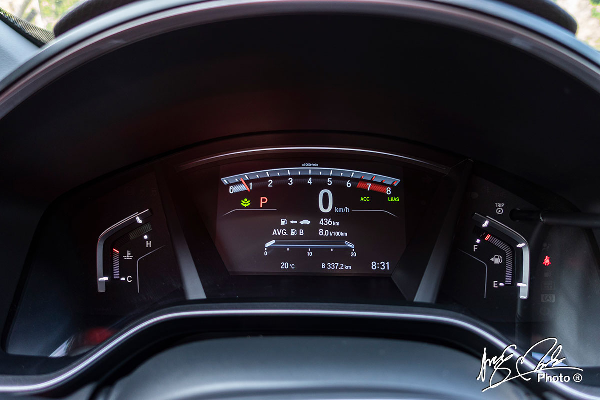 Bảng đồng hồ kỹ thuật số trên Honda CR-V L 2020-2021.