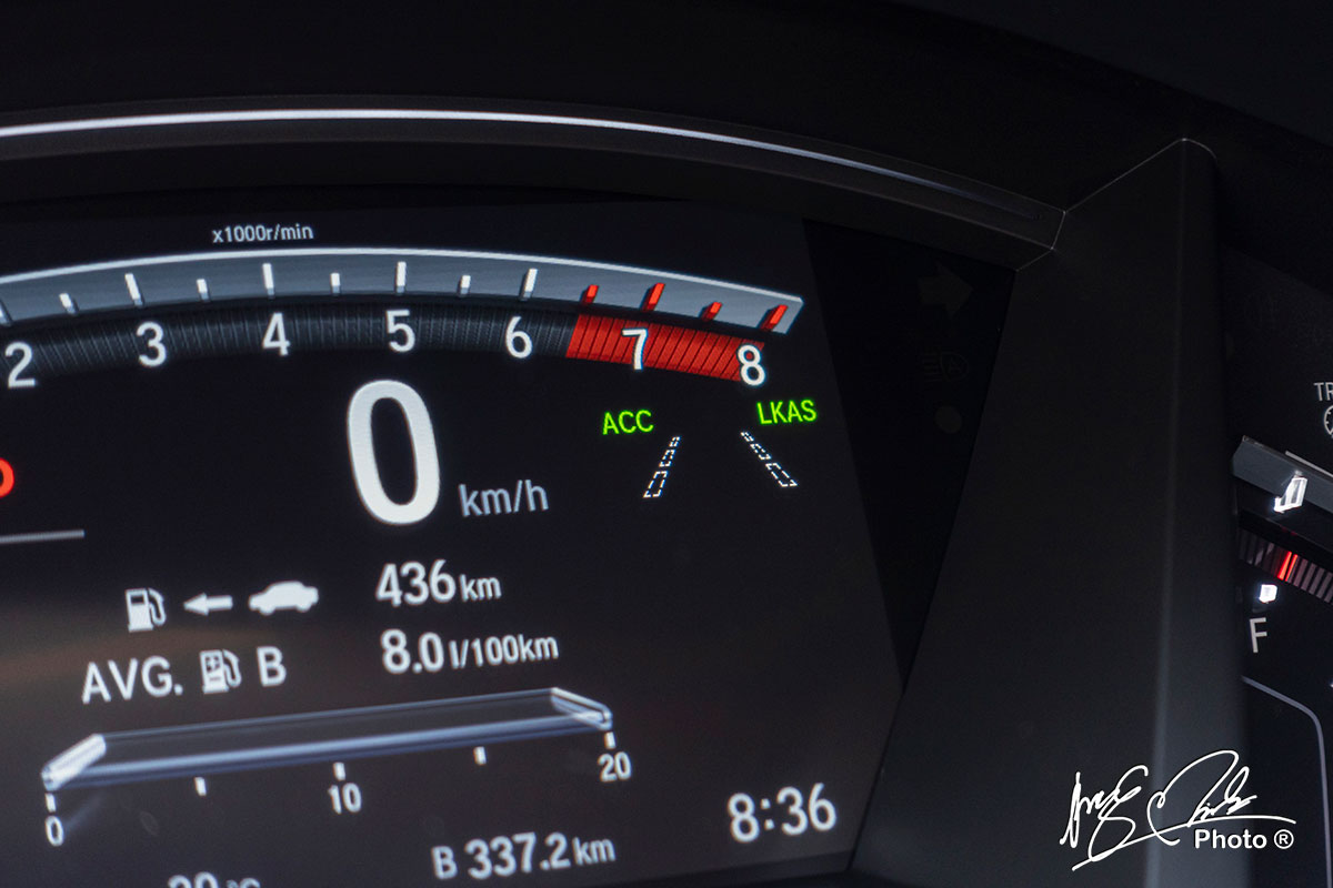 Hệ thống cảnh báo lệch làn và hỗ trợ giữ làn trên Honda CR-V L 2020-2021.