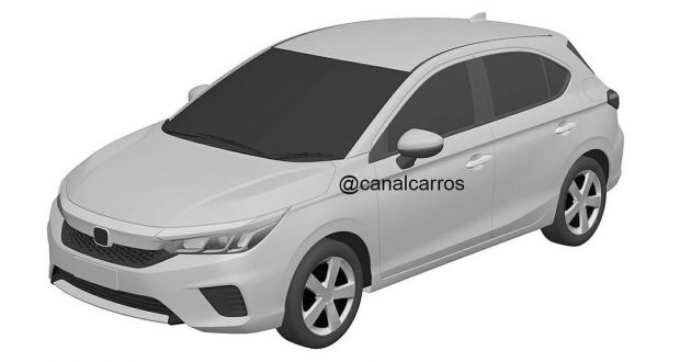 Honda City 2021 hatchback lộ trước thiết kế.