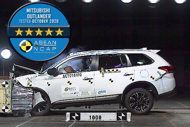 Mitsubishi Outlander lắp ráp tại Việt Nam đạt điểm an toàn tối đa từ ASEAN NCAP.