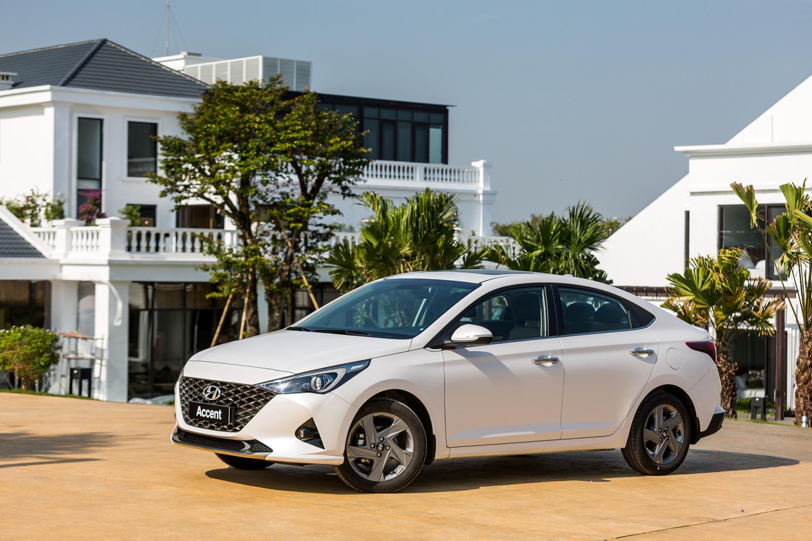 Màu xe Hyundai Accent 2021 bàng be  Hyundai Ngọc An