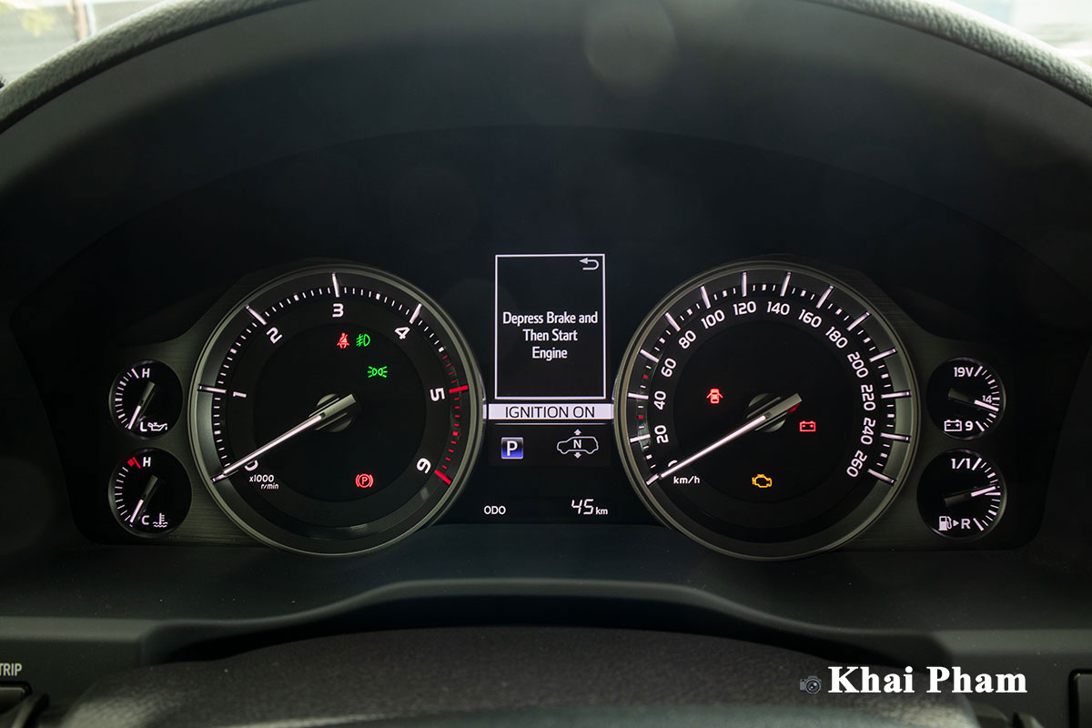 Đánh giá xe Toyota Land Cruiser 2021: Đồng hồ Ảnh Đồng hồ xe Toyota Land Cruiser 2021