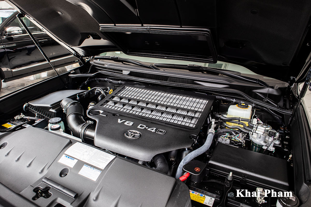 Đánh giá xe Toyota Land Cruiser 2021: Động cơ Ảnh Động cơ xe Toyota Land Cruiser 2021