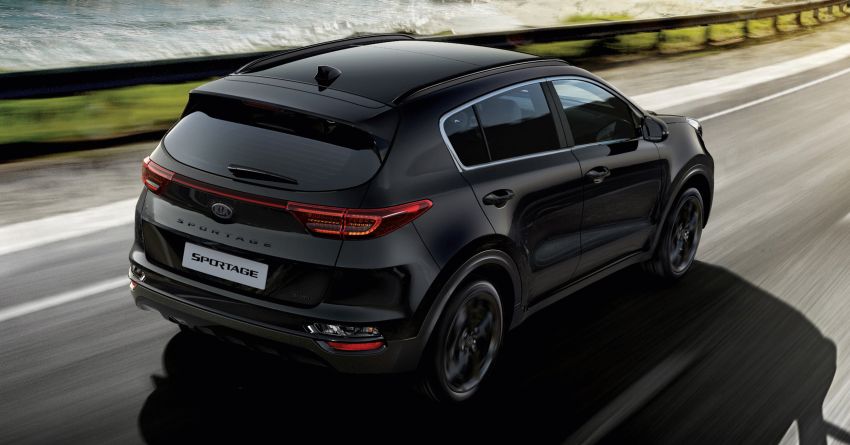 Kia Sportage 2021 JBL Black Edition trang bị đa dạng.