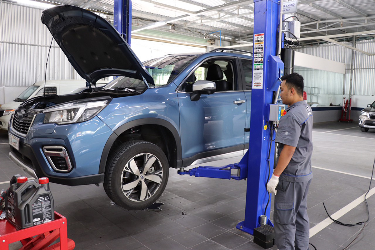 Khách hàng tại Nha Trang dễ dàng tiếp cận các dịch vụ tại đại lý Subaru.
