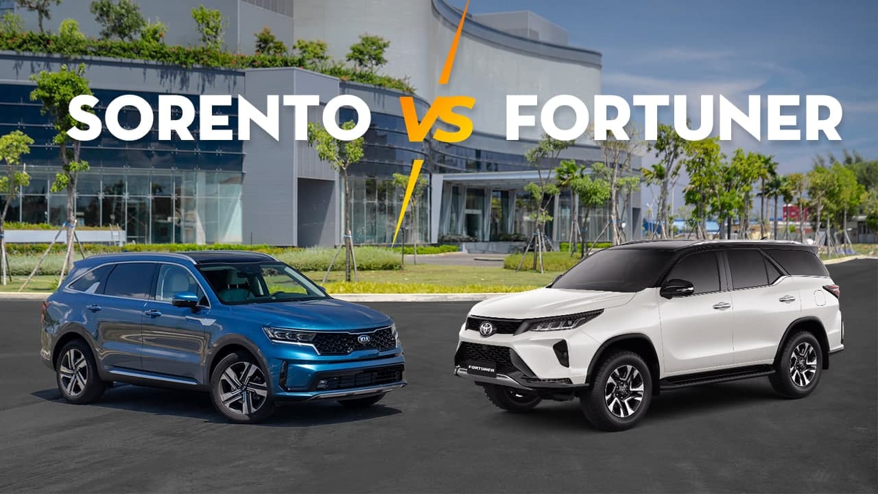 So sánh xe Kia Sorento 2021 và Toyota Fortuner 2021: Đã đến lúc thay đổi 