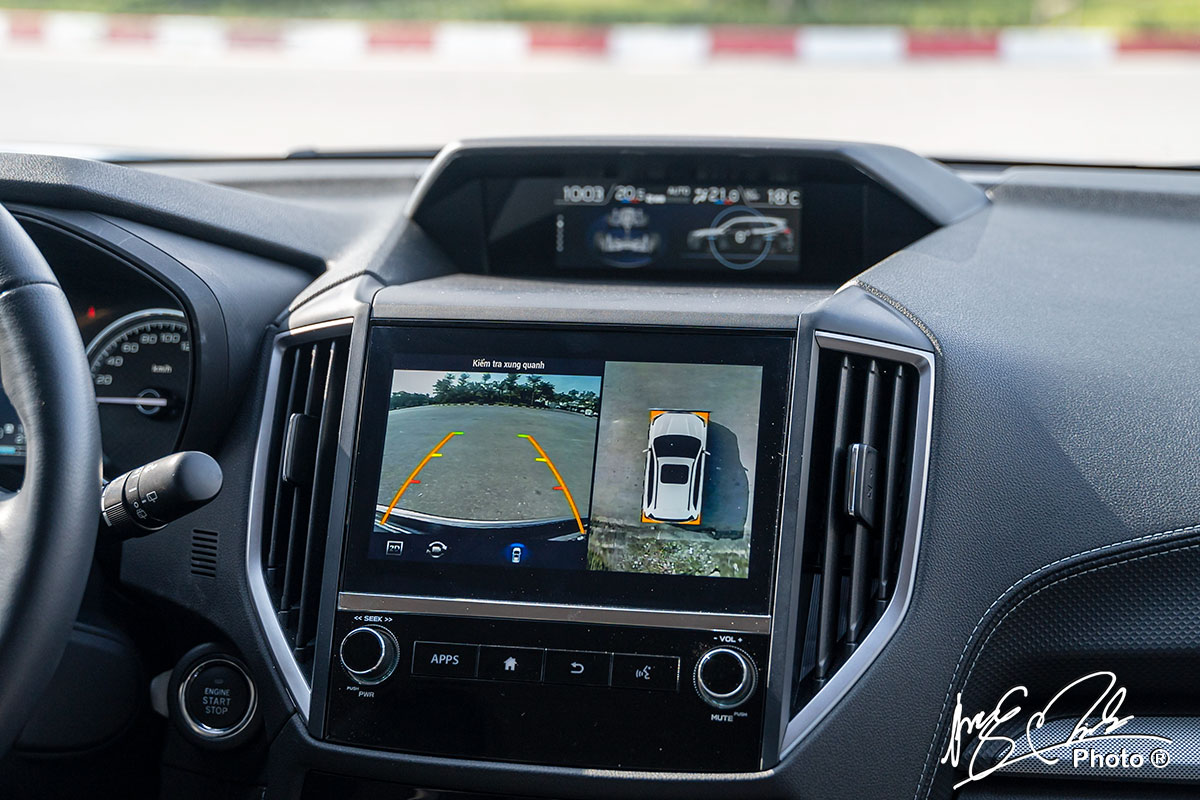 Camera 360 độ trên Subaru Forester 2021.