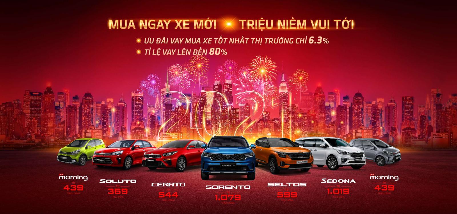 Ưu đãi hấp dẫn từ Kia trong tháng 1/2021 Ưu đãi hấp dẫn từ Kia trong tháng 1/2021.