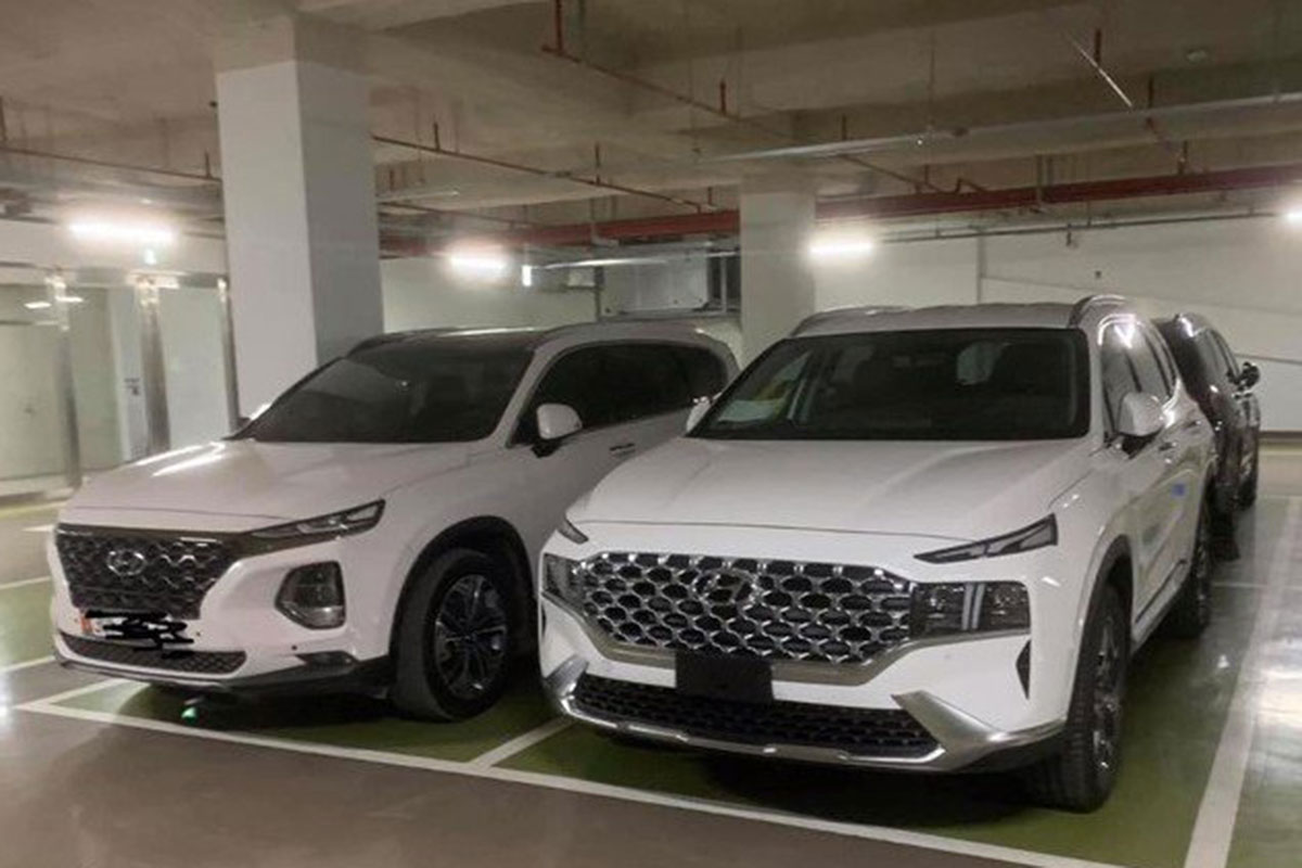 Hyundai Santa Fe 2021 lộ diện tại Việt Nam 1