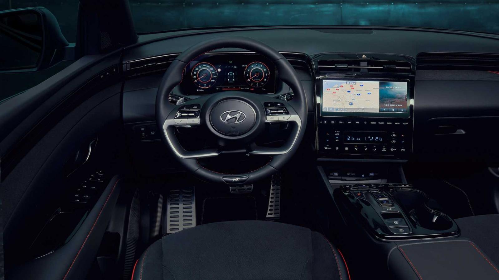 Hyundai Tucson 2021 N Line không thay đổi nhiều về mặt sức mạnh.