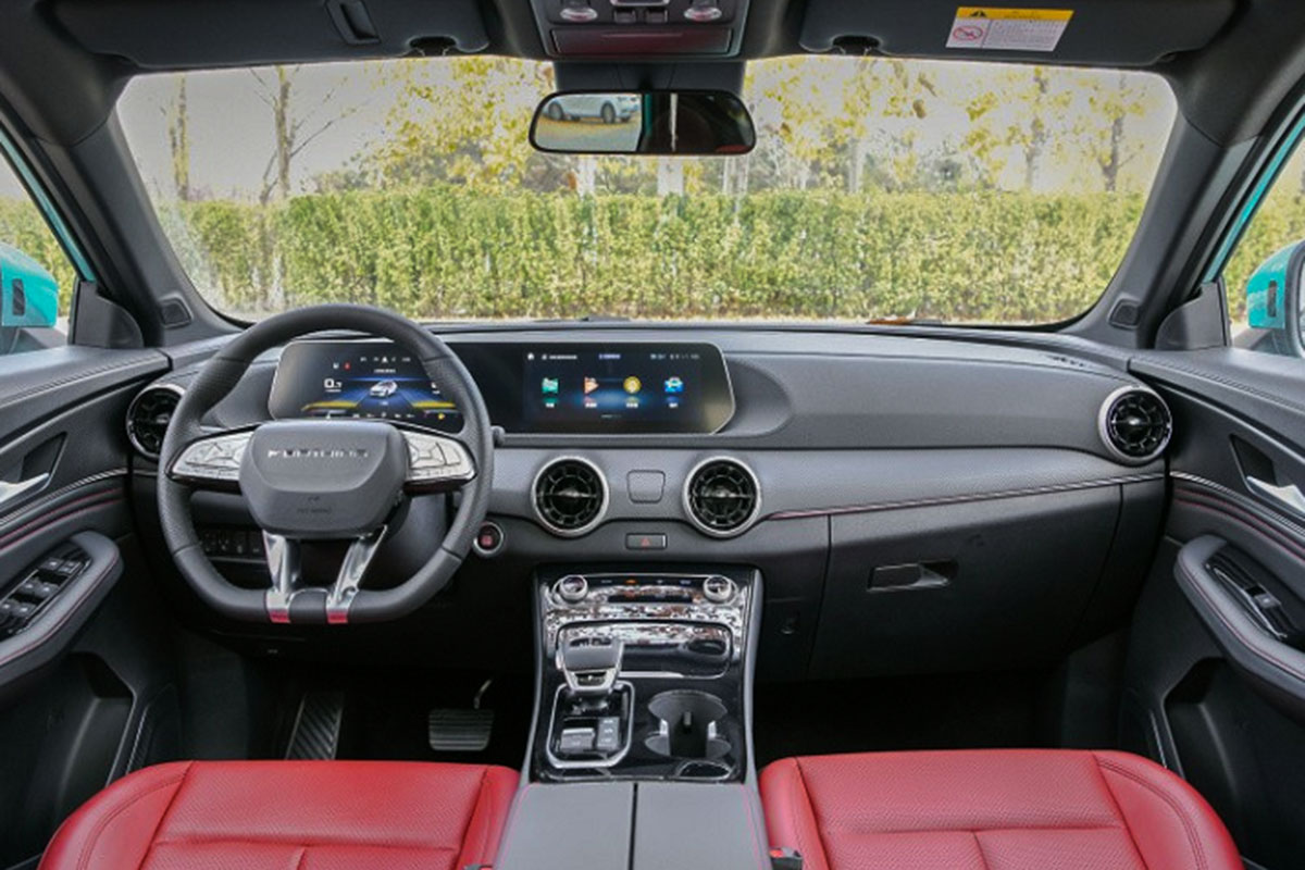 Ảnh Khoang lái xe Dongfeng T5 Evo 2021