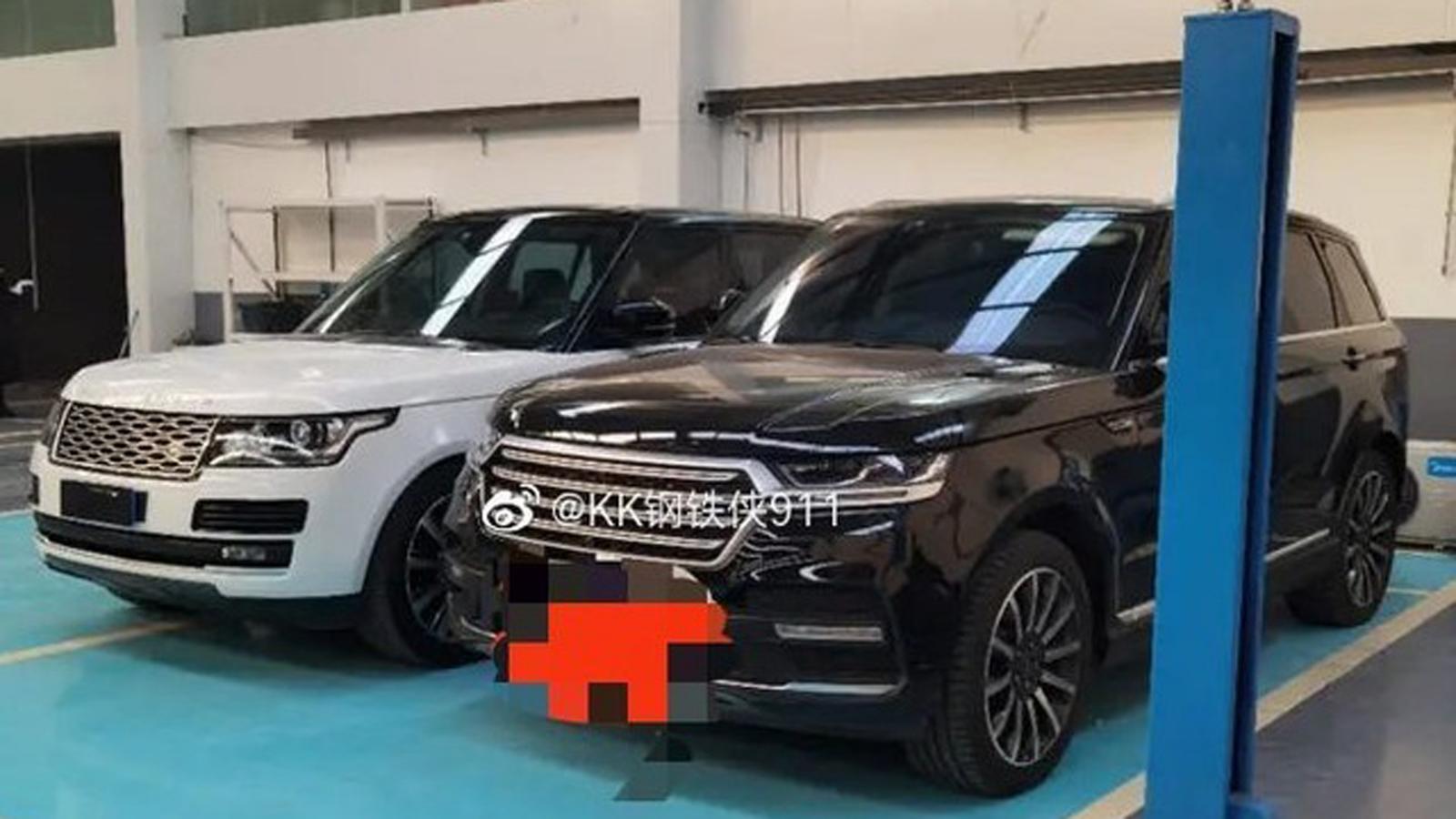 Xe Trung Quốc Hunkt Canticie ngang nhiên nhái thiết kế Range Rover 1
