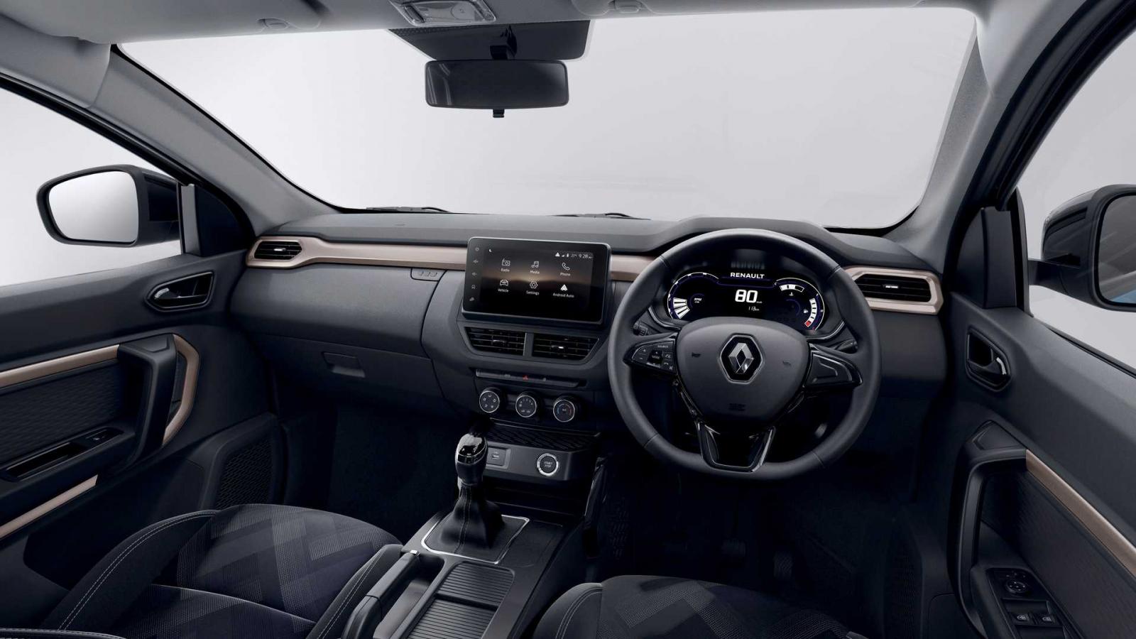 Renault Kiger 2021 không thua kém về trang bị lẫn thiết kế nội thất.