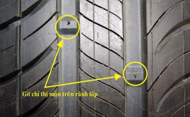 Dấu hiệu nên thay lốp mới.