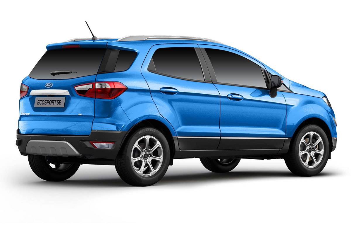 Ford EcoSport 2021 SE mang hơi hướng thiết kế của bản Titanium.