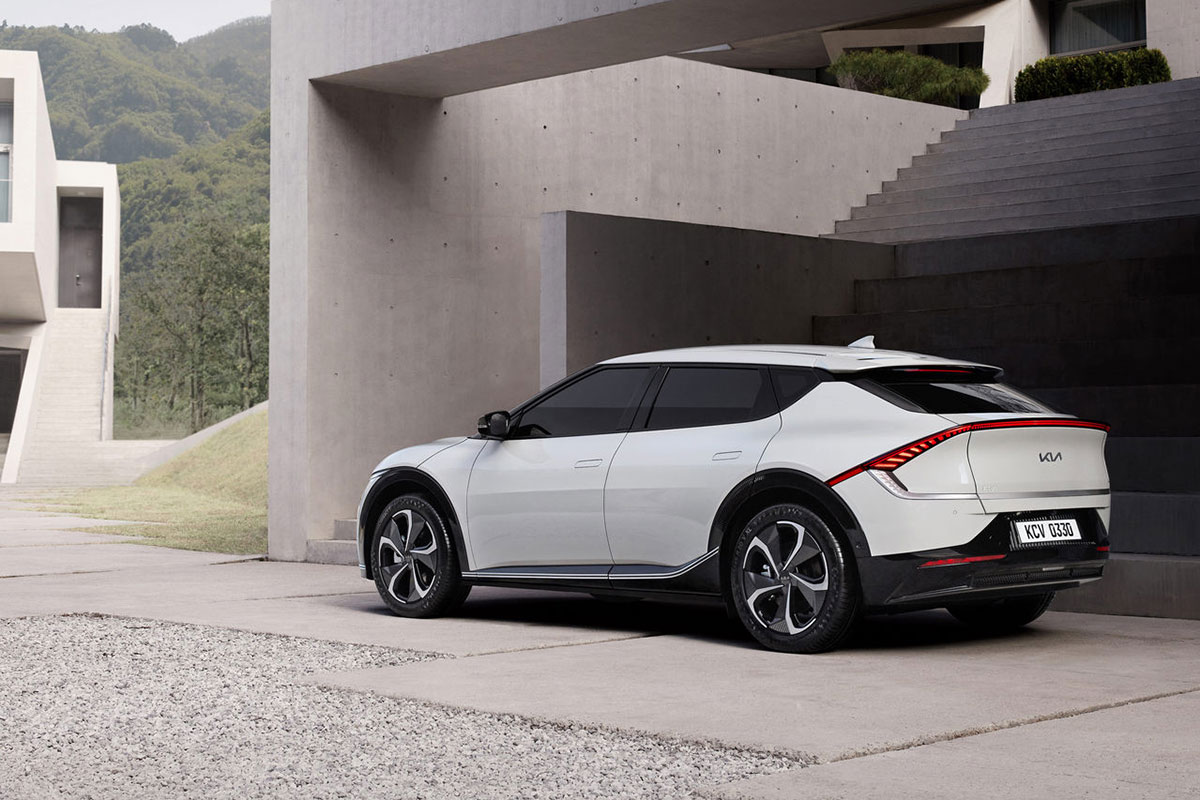 Thiết kế đuôi xe Kia EV6 1