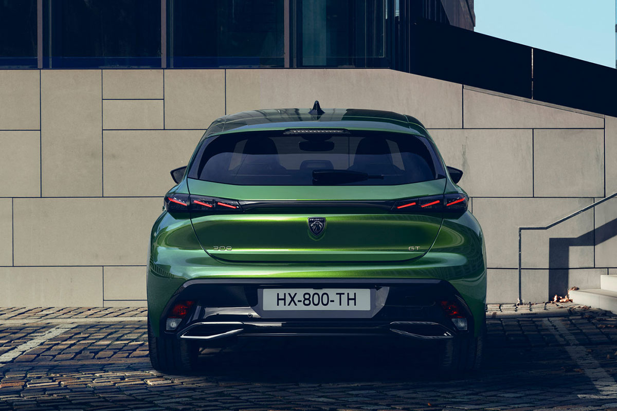 Thiết kế đuôi xe Peugeot 308 2021 1