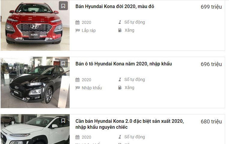 Mức giảm giá không đồng đều tại các đại lý 1