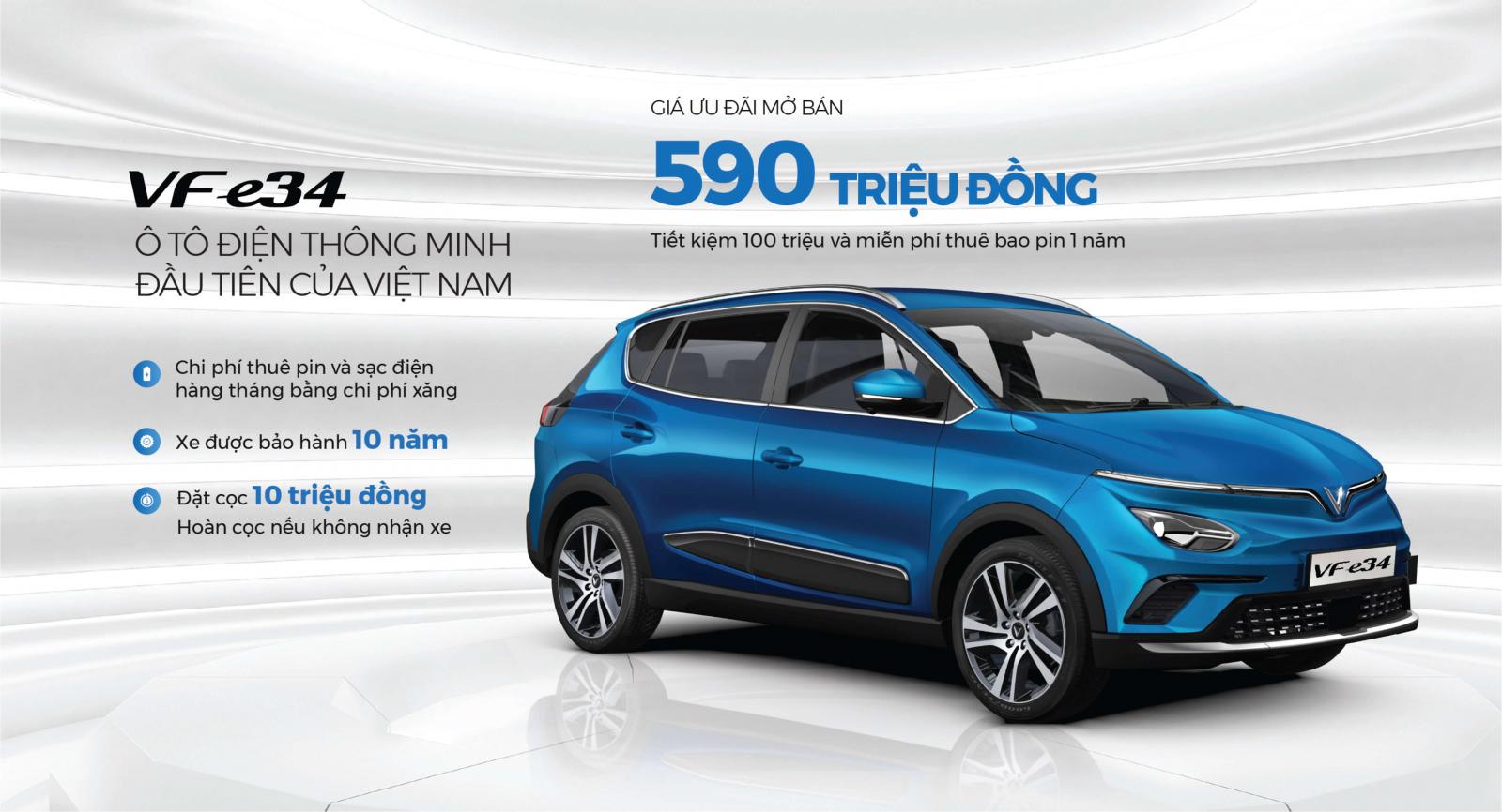 VinFast VF e34 ra mắt, giá dưới 600 triệu đồng, tham vọng vợt khách của Seltos, Kona 4 VinFast VF e34 ra mắt, giá dưới 600 triệu đồng, tham vọng vợt khách của Seltos, Kona a4