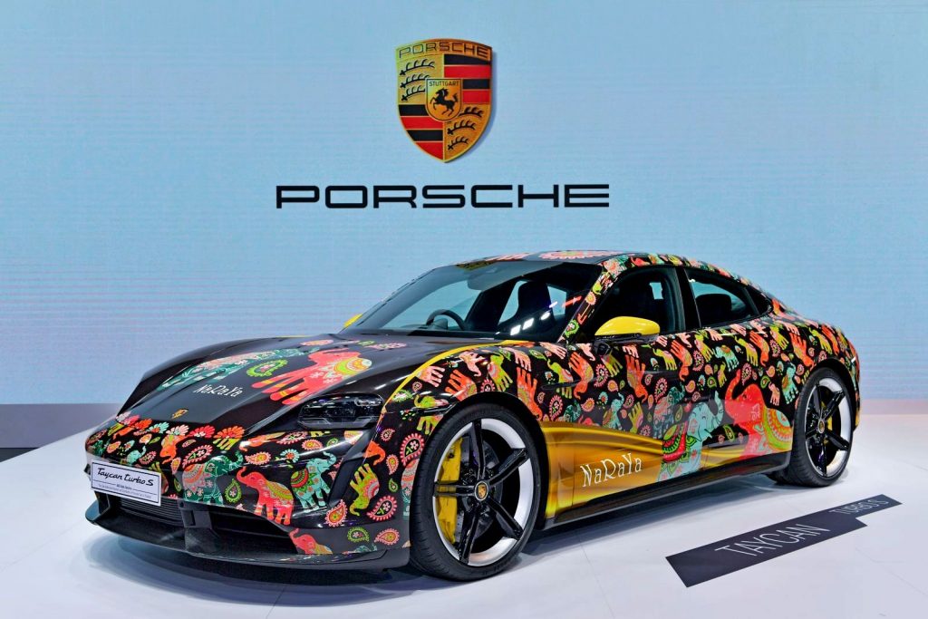 [Bangkok 2021] Porsche Taycan Turbo S Naraya Edition.