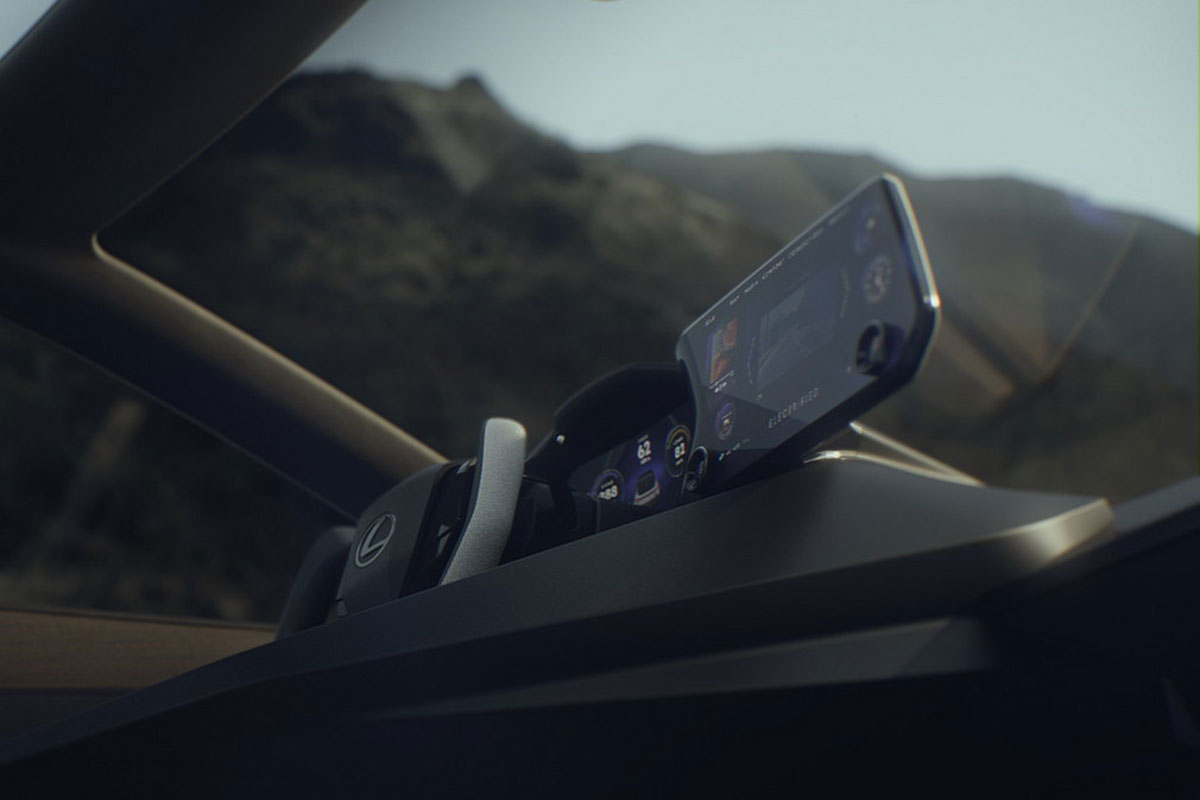 Màn hình trung tâm xe Lexus LF-Z Electrified Concept 1