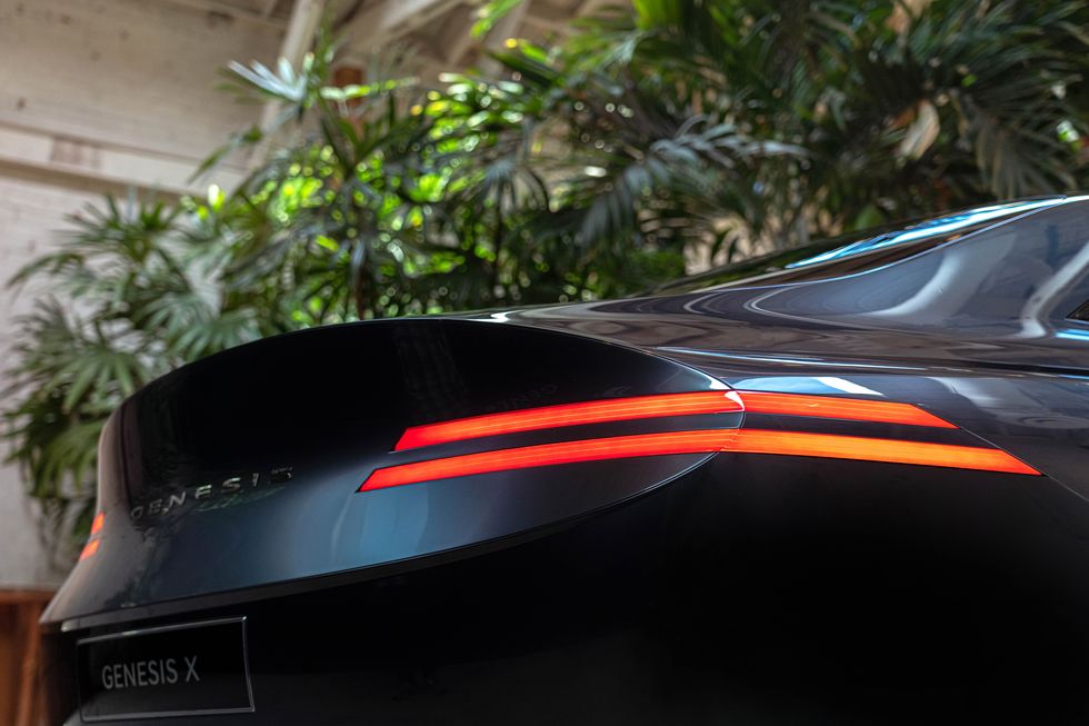Genesis X Concept được chạm khắc tỉ mỉ từng chi tiết.