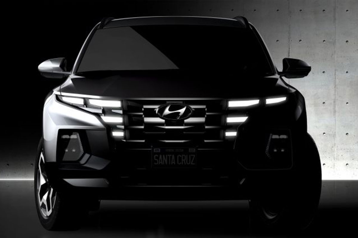 Thiết kế đầu xe bán tải Hyundai Santa Cruz 1