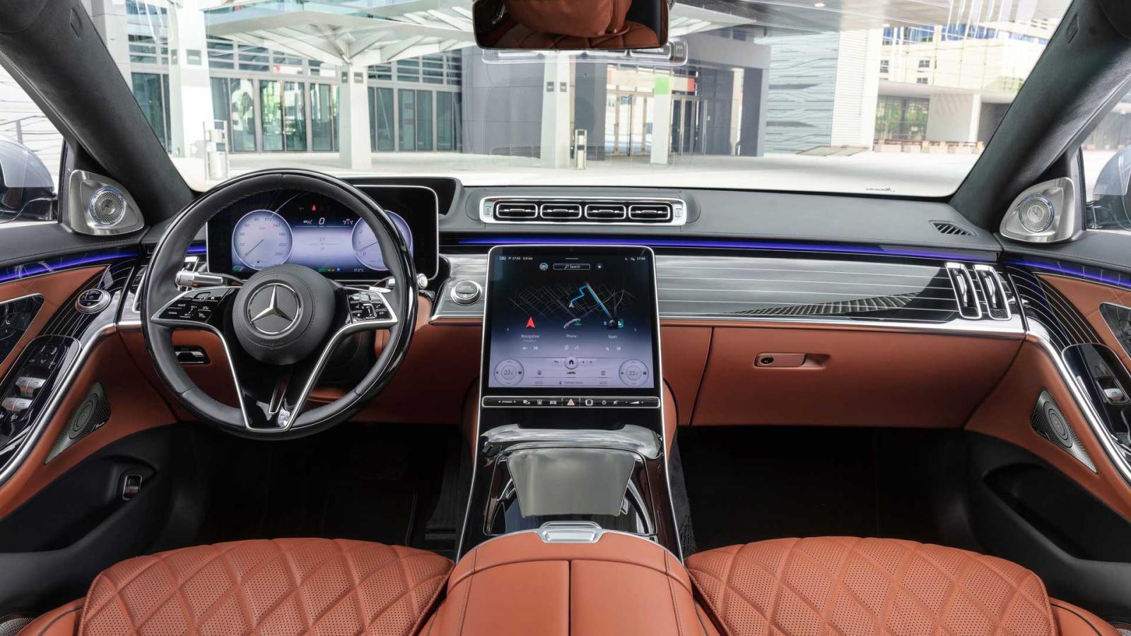 Hình ảnh cabin Mercedes-Benz S-Class 2021