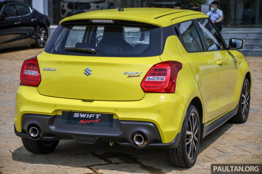 Suzuki Swift Sport 2021 tăng cường độ cứng và độ ổn định.